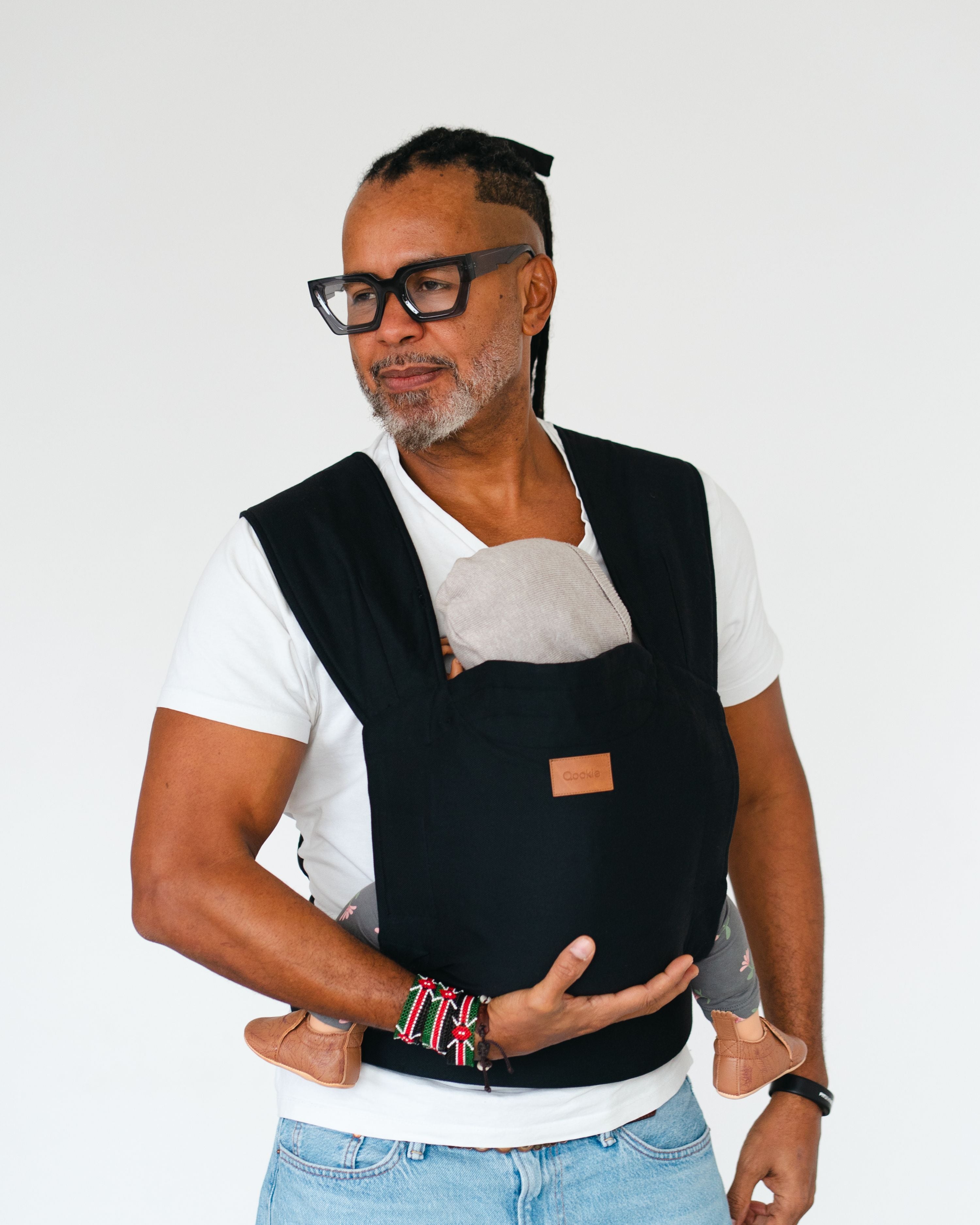 Qookie Vario - Full Buckle Baby Carrier - Black