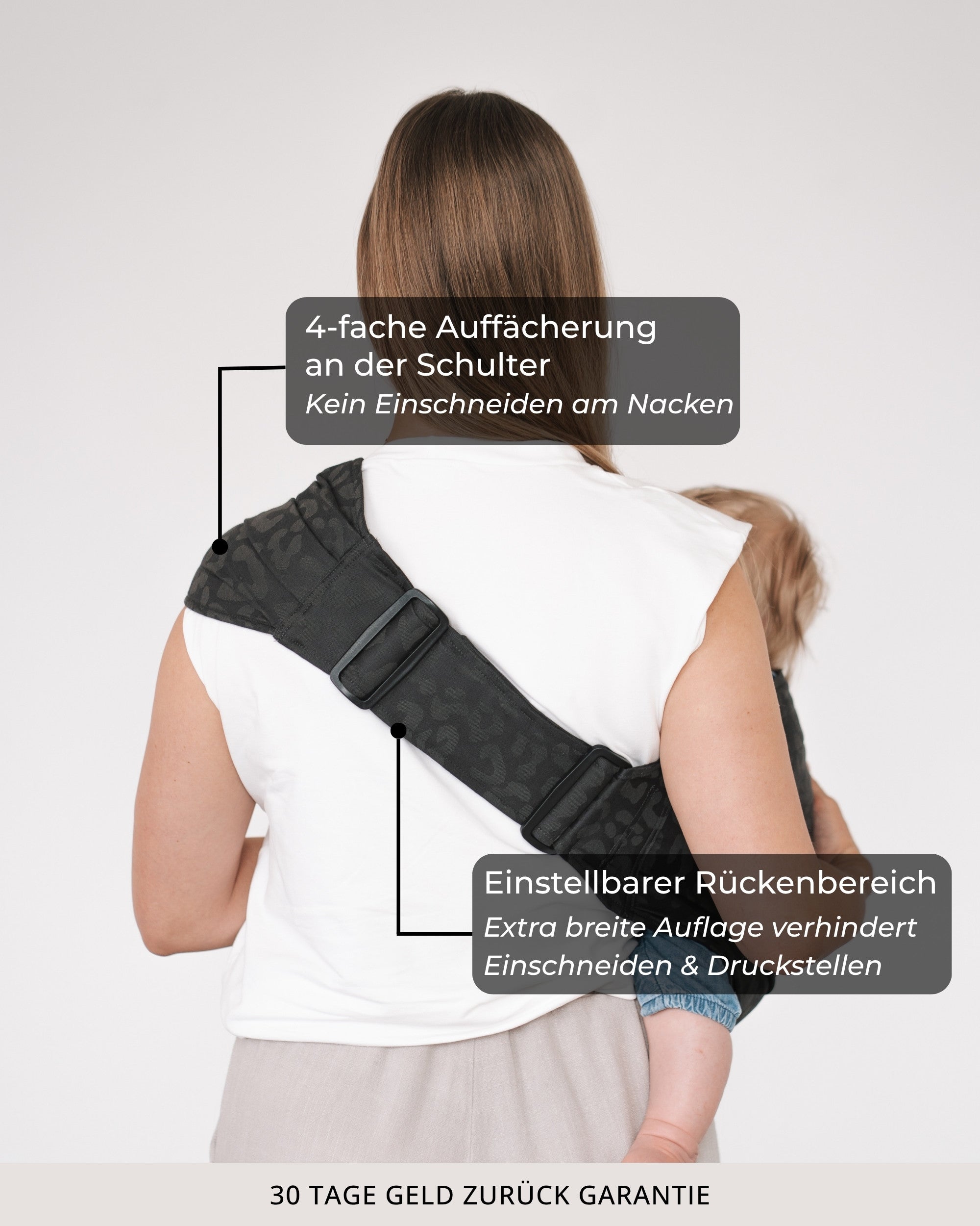 Qookie Go - Hip Carrier - Leo Beige