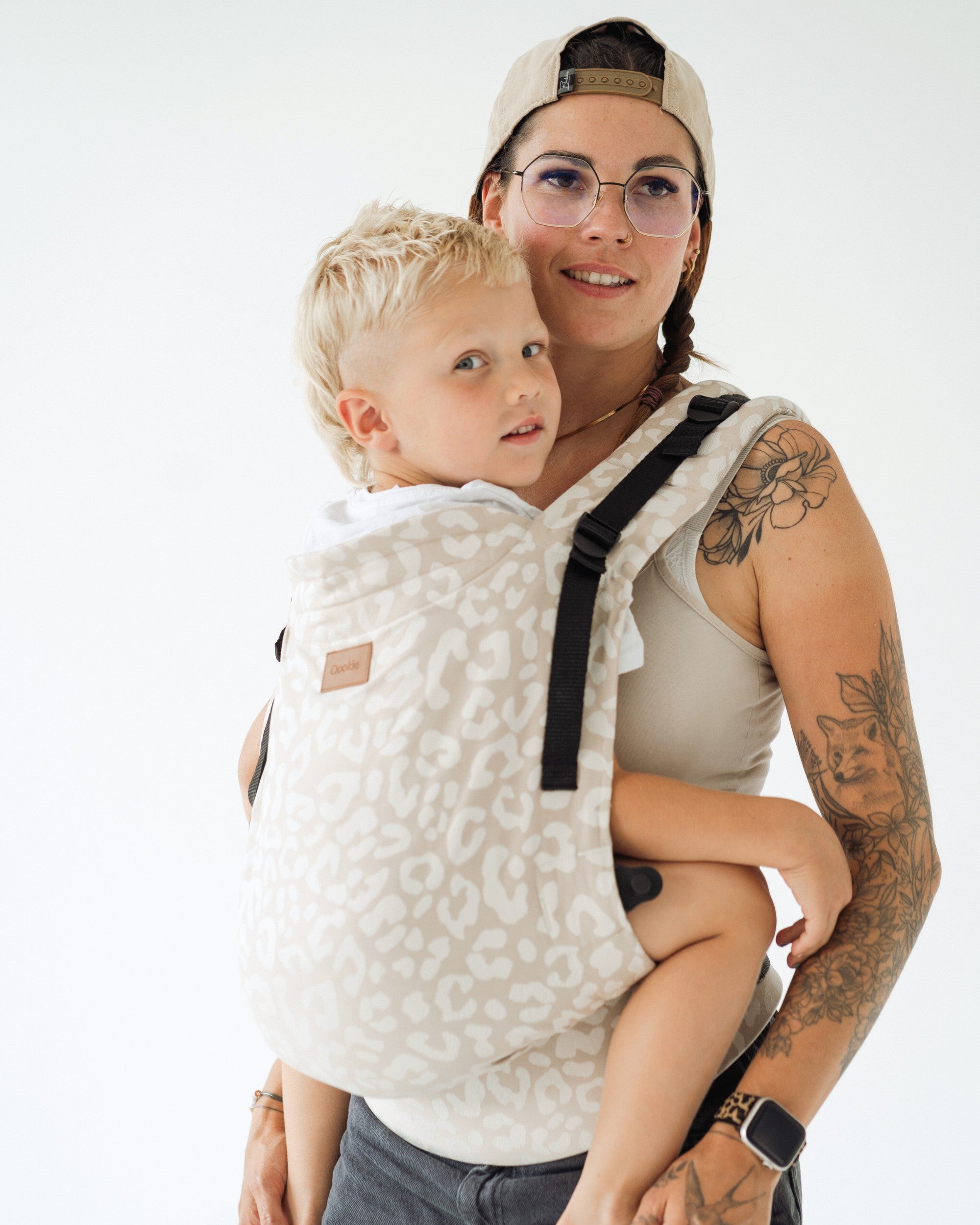 Qookie Ultimo - Toddler Carrier - Leo Beige