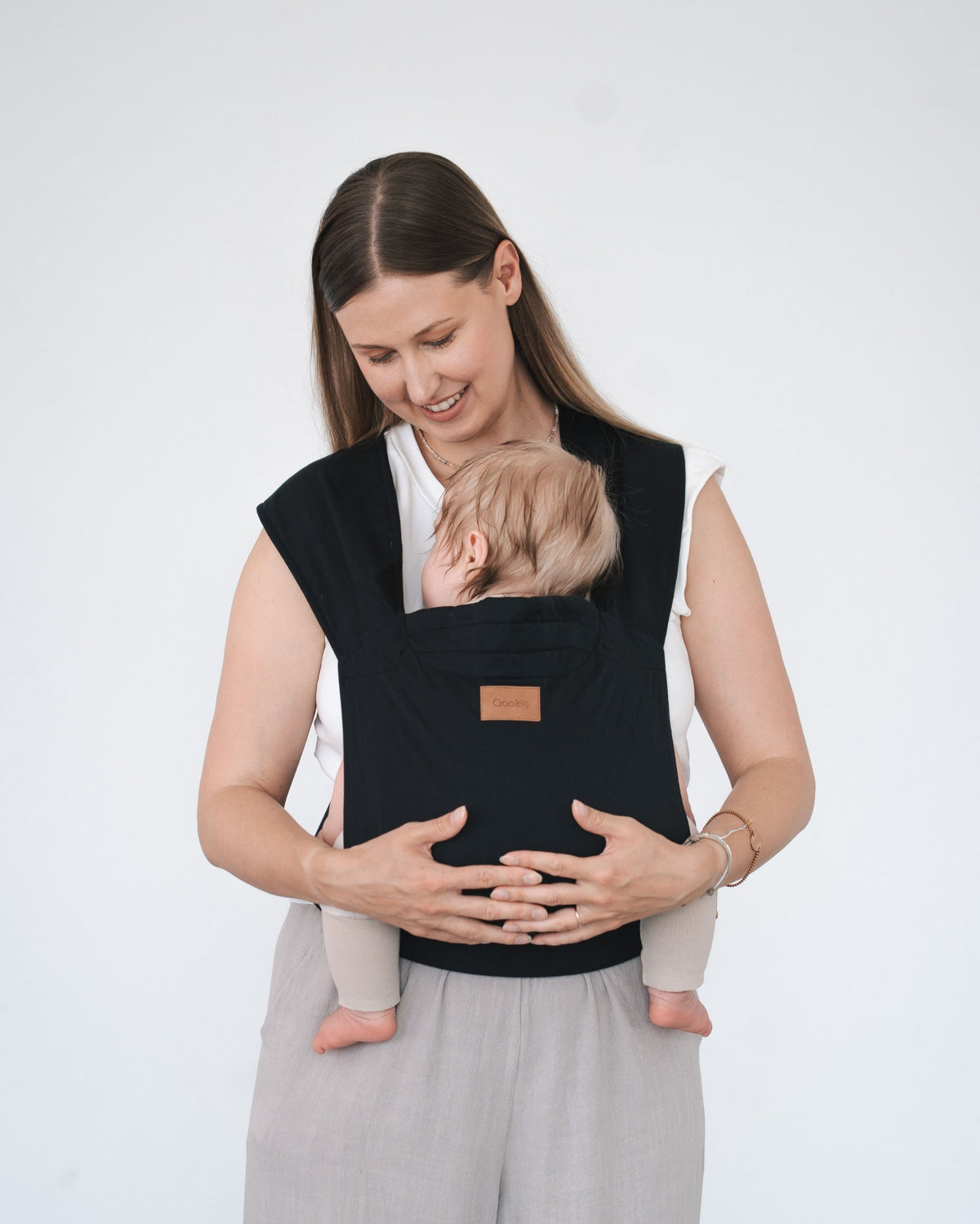 Qookie Vario - Full Buckle Baby Carrier - Black