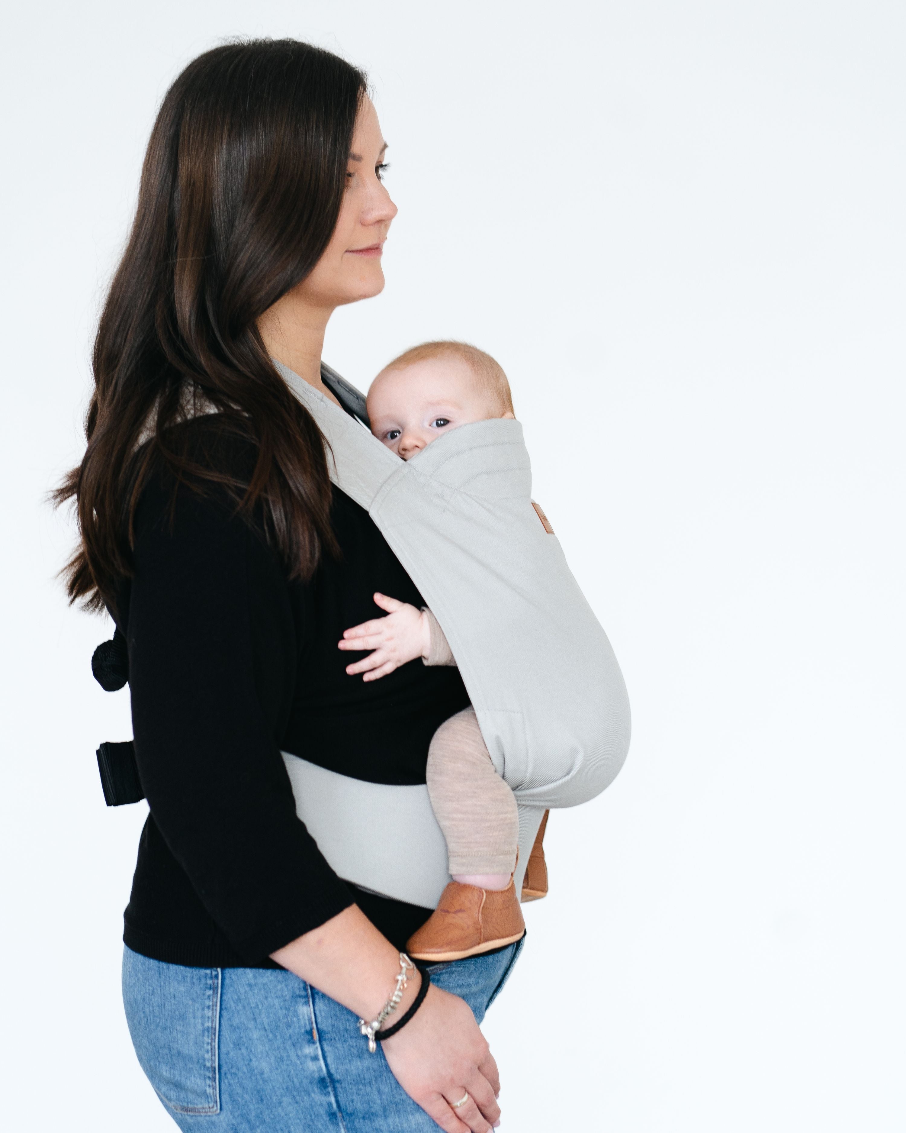Qookie Vario - Full Buckle Baby Carrier - Grey