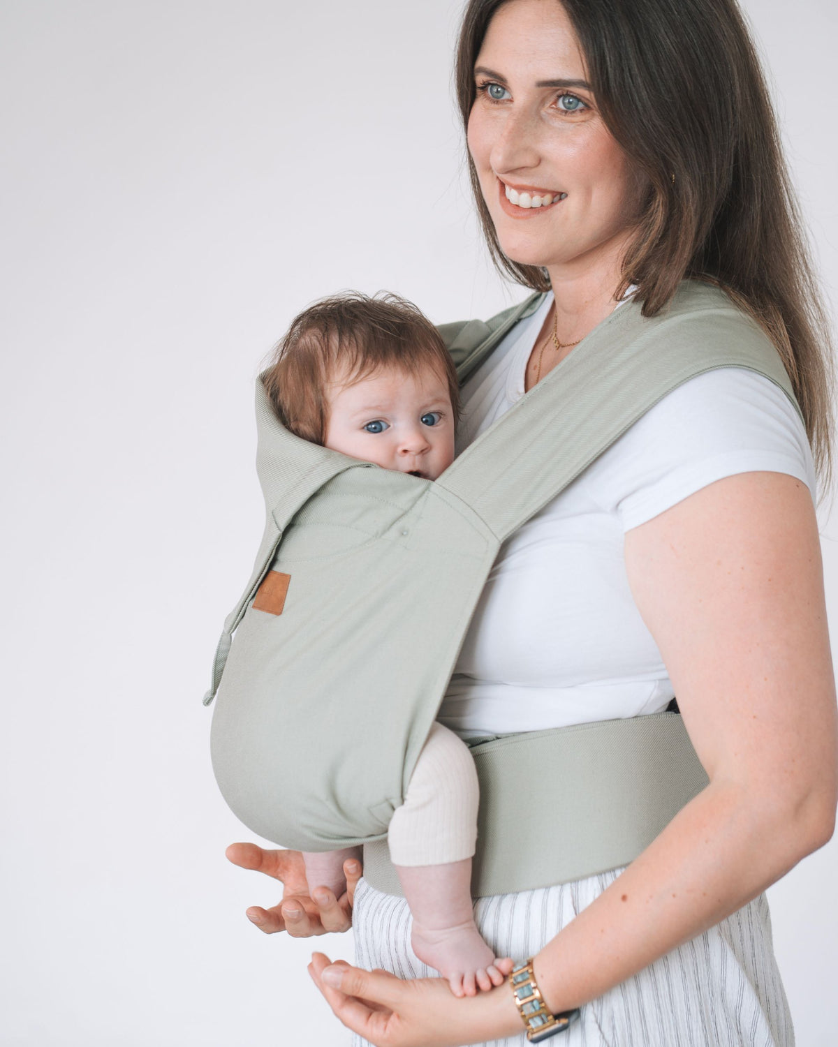 Qookie Vario - Full Buckle Baby Carrier - Salvia