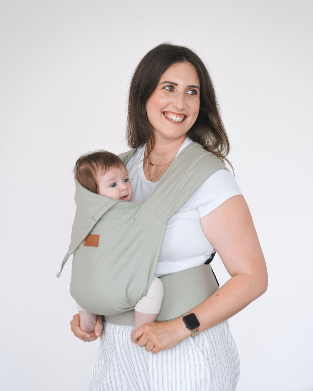 Qookie Vario - Full Buckle Baby Carrier - Salvia