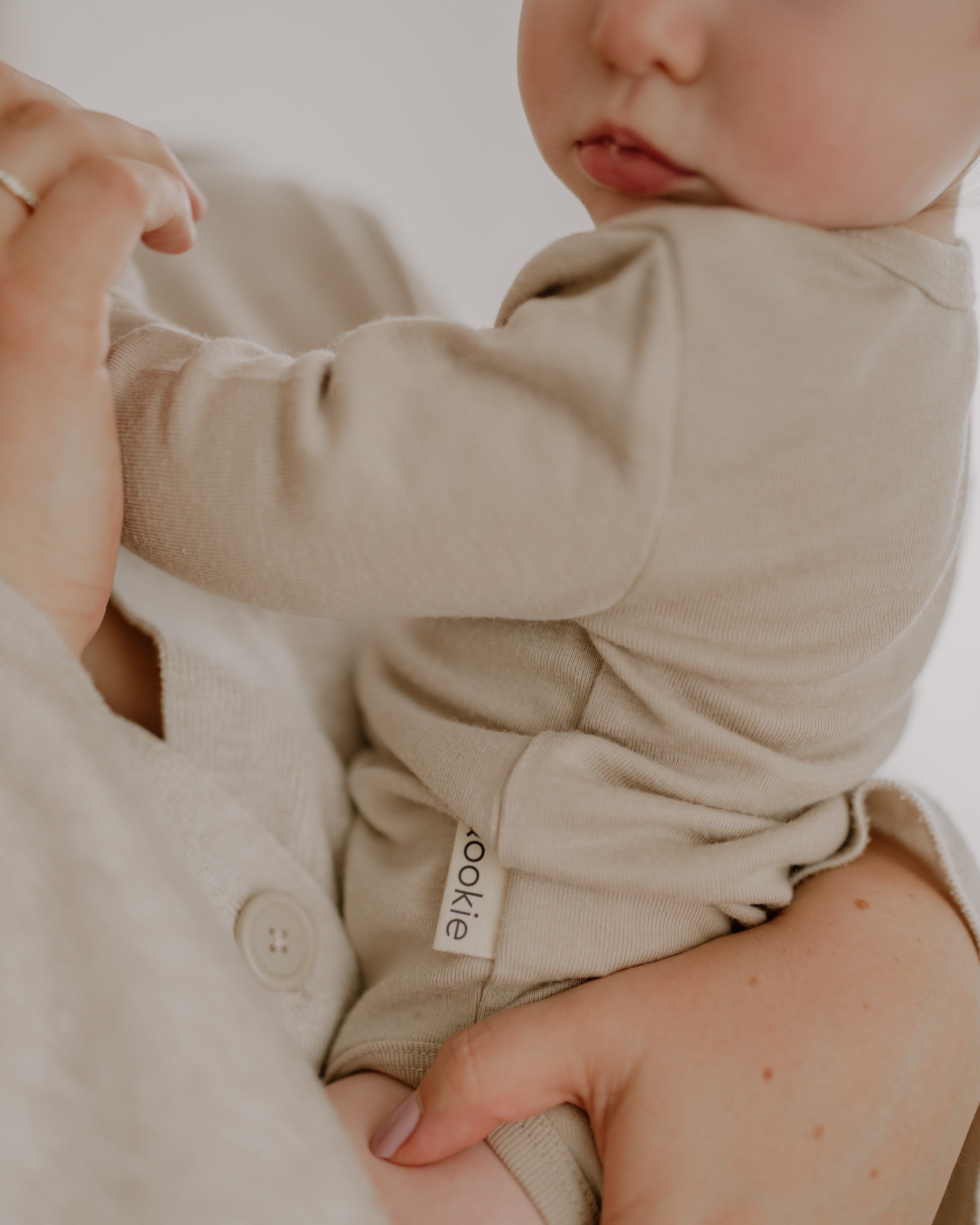 Wool Silk Bodysuit - Clay