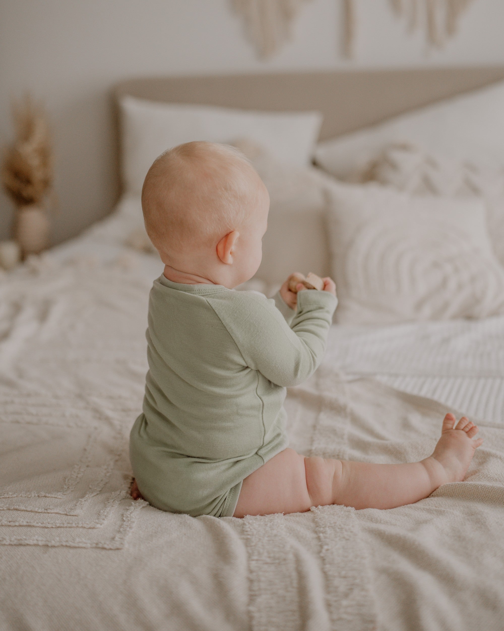 Wool Silk Wrap Bodysuit - Set of 3