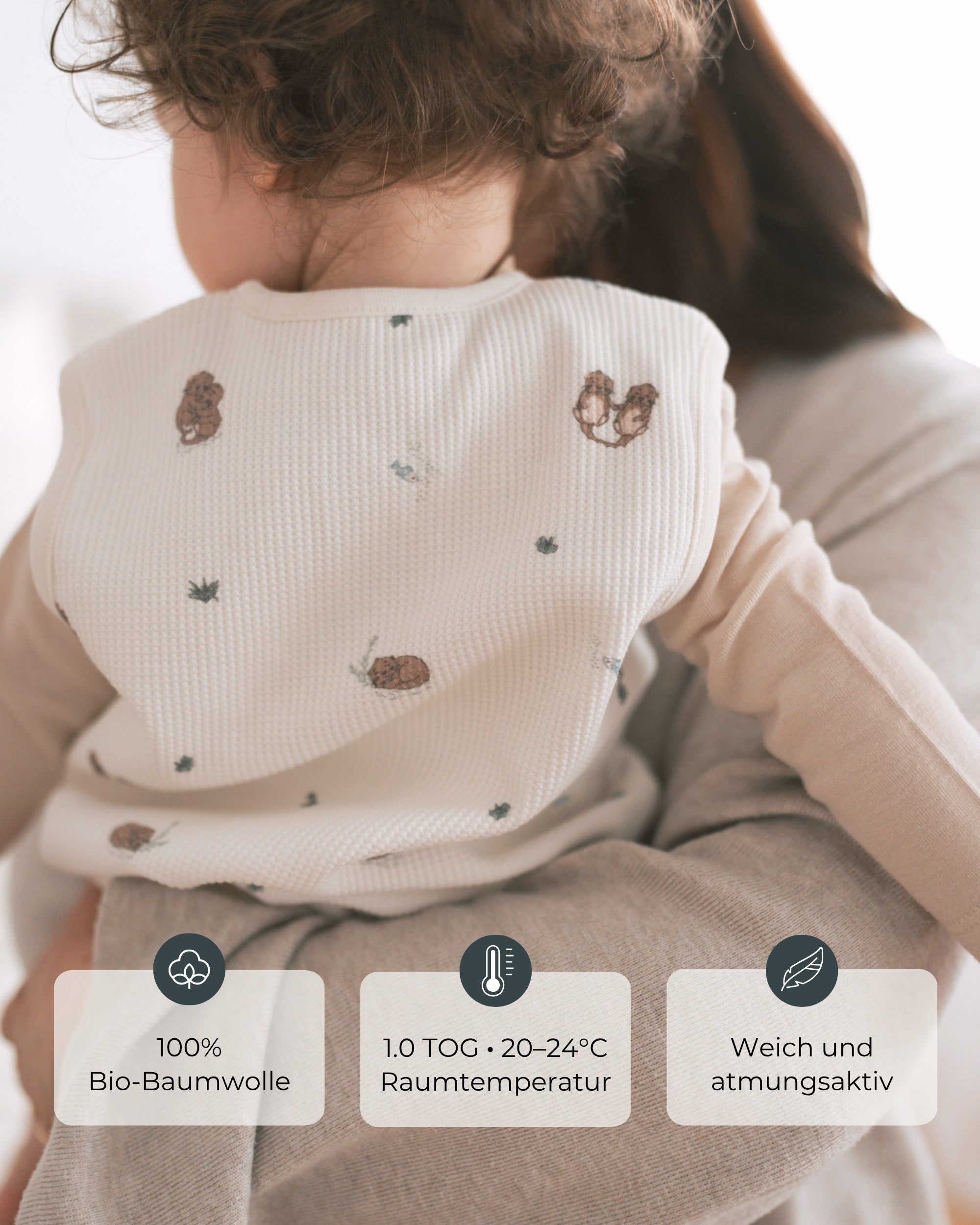 Sleeping bag with feet - Otter - 1.0 TOG