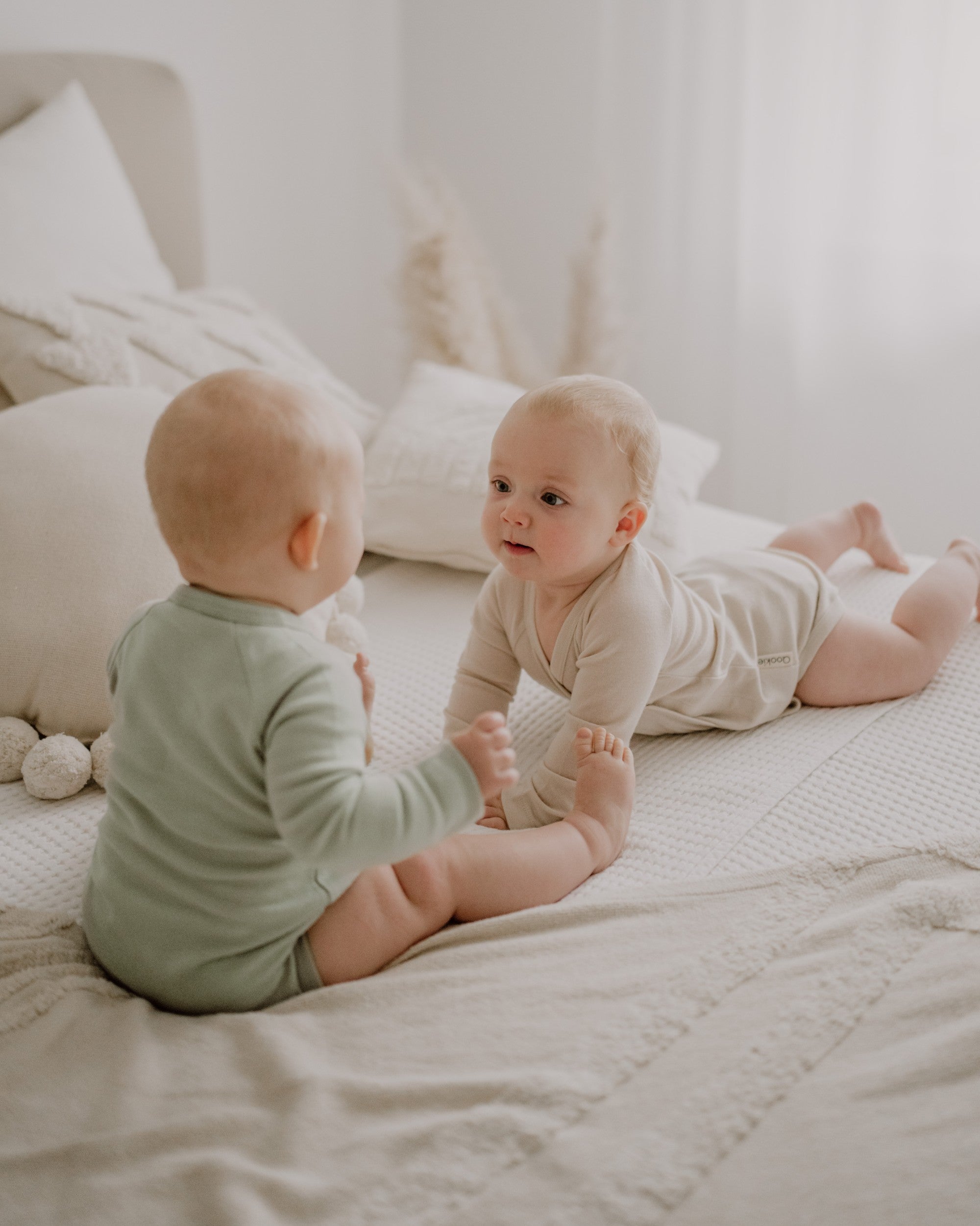 Wool Silk Wrap Bodysuit - Set of 3